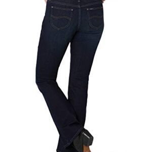 Lee Women's Legendary Mid Rise Bootcut Jean Blackout 12