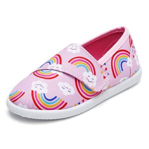 k komforme toddler girls sneakers slip on moccasins casual shoes for toddler/little kid/big kid