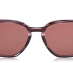 Ray-Ban RB4306 Hexagonal Sunglasses, Striped Bordeaux Havana/Dark Violet, 54 mm