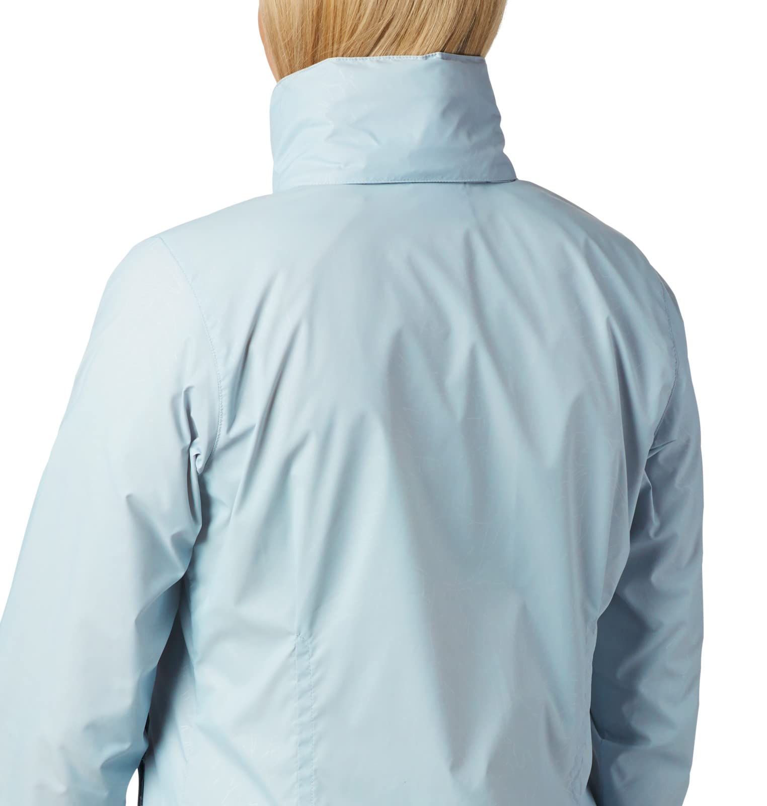 Columbia Women’s Switchback III Waterproof Rain Jacket, Spring Blue, XX-Large