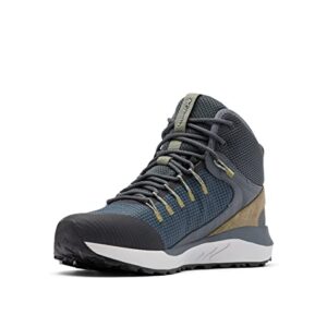 Columbia Men's Trailstorm Mid Waterproof, Graphite/Creek, 9