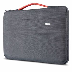 landici laptop sleeve carring case 15 15.6 inch,360°protective waterproof computer cover bag compatible with macbook air 15,macbook pro 15/16 2021,16 inch dell lenovo hp acer samsung notebook,grey