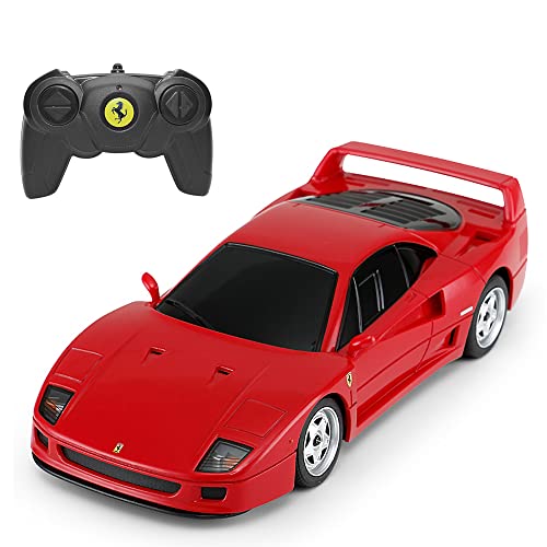 RASTAR Ferrari Toy Car, 1:24 Ferrari F40 Remote Control Toy Car, Classic Ferrari R/C Model