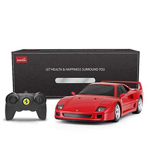 RASTAR Ferrari Toy Car, 1:24 Ferrari F40 Remote Control Toy Car, Classic Ferrari R/C Model