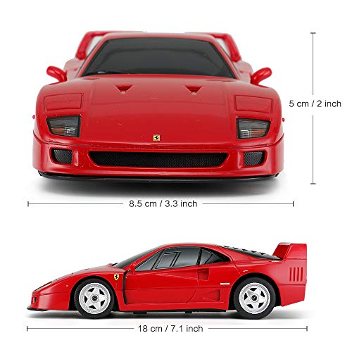 RASTAR Ferrari Toy Car, 1:24 Ferrari F40 Remote Control Toy Car, Classic Ferrari R/C Model