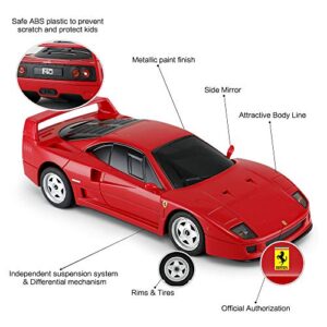 RASTAR Ferrari Toy Car, 1:24 Ferrari F40 Remote Control Toy Car, Classic Ferrari R/C Model