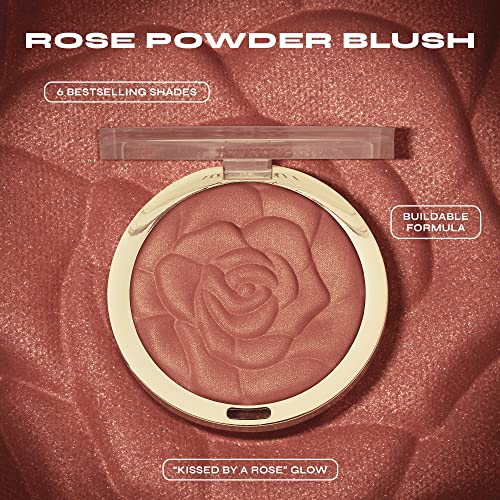Milani Rose Powder Blush - Wild Rose (0.6 Ounce) Cruelty-Free Blush - Shape, Contour & Highlight Face with Matte or Shimmery Color