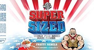 Merica Labz Super Sized Whole Food Mass Based Mass Gainer 5.0 lbs (Fruity Rebels)