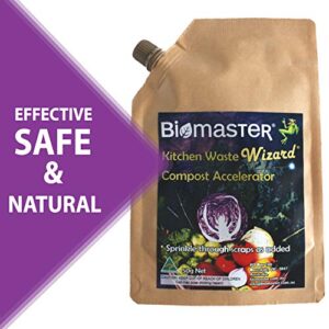 Kitchen Waste Wizard Compost Accelerator, 50g Spout Pack, (100% Natural Concentrate)