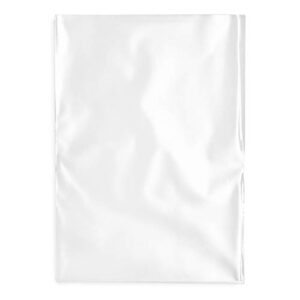 spartan industrial - 18” x 24” (100 count) 1.1 mil flat open end clear plastic poly bags - for proofing bread dough, packaging clothes, shirts (thin & lightweight - bags do not have seal & prints)