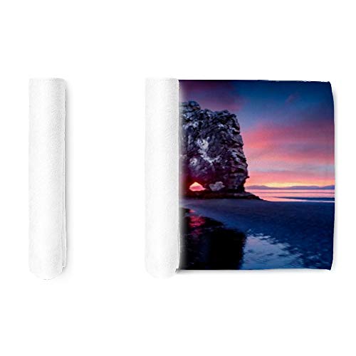 ZHIMI Hand Towel ﻿Huge Basalt Stack Ultra Soft Kitchen Towel 15x30 Inch Absorbent Wash Cloths for Bathroom Bath Gym Yoga Spa Beach