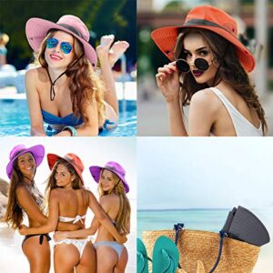 Sun Hats for Women Beach Hat Ponytail Hat Womens Sun Hat Wide Brim Sun Hat Women Sky Blue