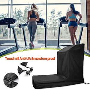 Rilime Treadmill Cover, Waterproof Running Machine Protective Cover, Dustproof Treadmill Covers with Zipper for Home Gym Indoor Outdoor(81”L x 37”W x 67”H)