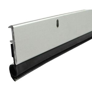 fire rated/clear anodized aluminum door sweep (7623ca) sms #6 x 1/2' supplied, 7/32”wide x 1h” (48")