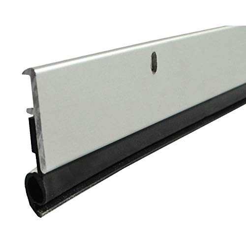 Fire Rated/Clear Anodized Aluminum Door Sweep (7623CA) SMS #6 x 1/2' Supplied, 7/32”Wide x 1H” (48")