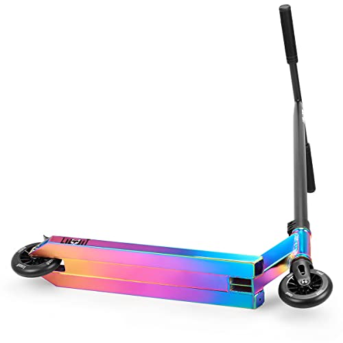 LMT69 Professional Scooter-Trick Scooter-Intermediate Beginner Stunt Scooter Suitable - Children, Teenagers Adults 8 Years Old Above(Black Color)