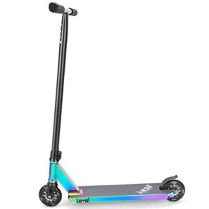 LMT69 Professional Scooter-Trick Scooter-Intermediate Beginner Stunt Scooter Suitable - Children, Teenagers Adults 8 Years Old Above(Black Color)