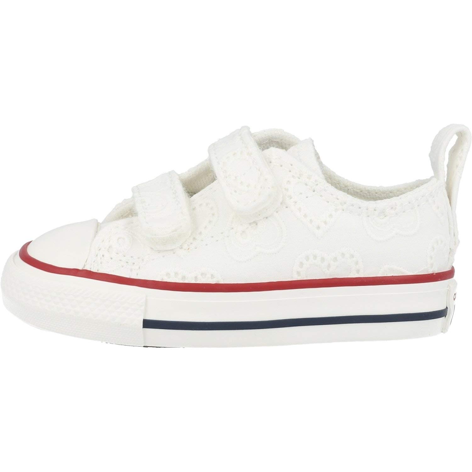 Converse Chuck Taylor All Star 2V Ox White/Navy Canvas 5 US Infant