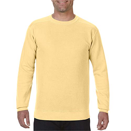 Comfort Colors Adult Crewneck Sweatshirt, Style 1566, Butter, 3X-Large
