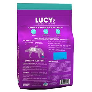 Lucy Pet Products Formulas for Life - Limited Ingredient Diet Dry Dog Food, All Breeds & Life Stages - Chicken, Brown Rice & Pumpkin, Multi, 4.5 lb