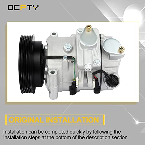 OCPTY Air Conditioning Compressor CO 11323C for Land Rover LR2 for Volvo S60 S80 V70 XC60 XC70 XC90 1.6L 2.0L 2.5L 3.0L 3.2L 2008-2016