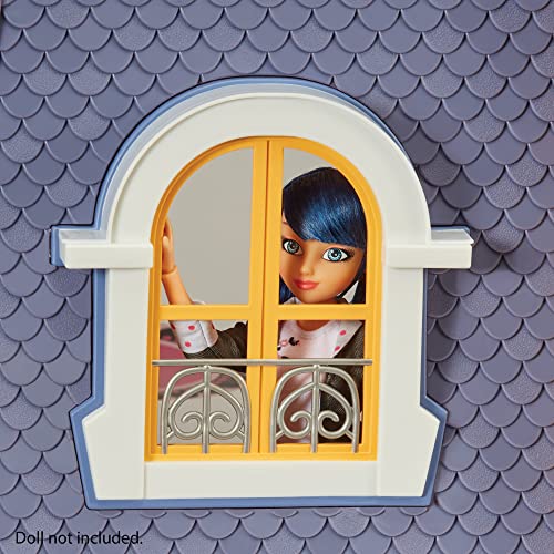 Miraculous Ladybug Marinette's 2-in-1 Bedroom and Rooftop Playset with Accessories by Playmates Toys