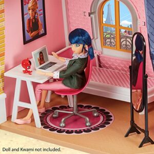 Miraculous Ladybug Marinette's 2-in-1 Bedroom and Rooftop Playset with Accessories by Playmates Toys