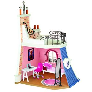 Miraculous Ladybug Marinette's 2-in-1 Bedroom and Rooftop Playset with Accessories by Playmates Toys