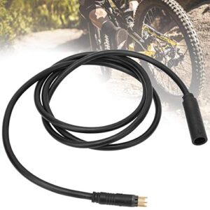 Keen so EBike Motor Extension Cable,9 Pin Waterproof Bike Cable for Electric Bike Female to Male Wire EBike Accessory(1.51300mm)