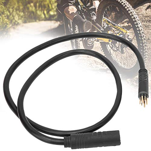 Keen so E-Bike Motor Extension Cable, 9 Pin Waterproof Wheel Motor Extension Cable for Electric Bike Female to Male Wire E-Bike Accessory (1.5 * 600mm)