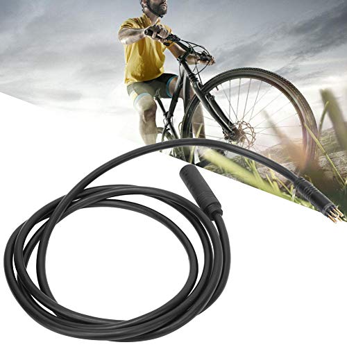 Keen so E-Bike Motor Extension Cable, 9 Pin Waterproof Wheel Motor Extension Cable for Electric Bike Female to Male Wire E-Bike Accessory (1.5 * 600mm)