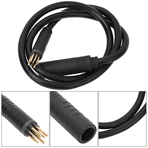 Keen so E-Bike Motor Extension Cable, 9 Pin Waterproof Wheel Motor Extension Cable for Electric Bike Female to Male Wire E-Bike Accessory (1.5 * 600mm)