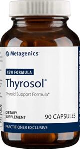 metagenics thyrosol - vitamin and mineral supplement to support healthy thyroid function and stress related fatigue - 90 capsules