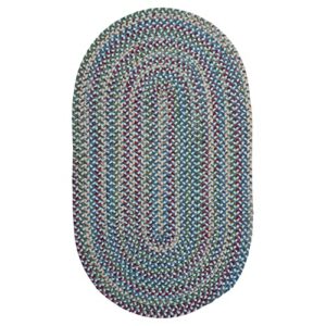 colonial mills worley oval area rug, 4x6, blue