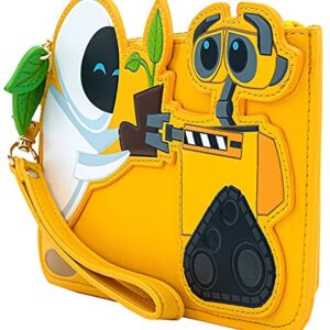 LOUNGEFLY PIXAR WALL-E AND EVE BOOT PLANT FLAP WALLET