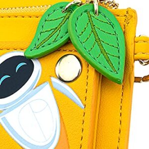 LOUNGEFLY PIXAR WALL-E AND EVE BOOT PLANT FLAP WALLET