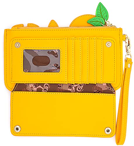 LOUNGEFLY PIXAR WALL-E AND EVE BOOT PLANT FLAP WALLET