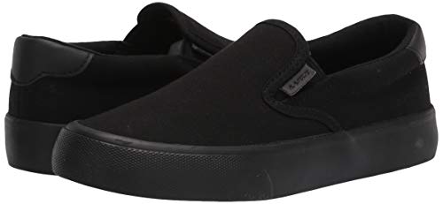 Lugz Womens Clipper Slip On Sneakers Shoes Casual - Black - Size 7.5 B