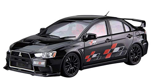 Aoshima Bunka Kyozai 1/24 The Tune Car Series No. 52 Mitsubishi Rally Art CZ4A Lancer Evolution X 2007 Plastic Model