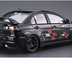 Aoshima Bunka Kyozai 1/24 The Tune Car Series No. 52 Mitsubishi Rally Art CZ4A Lancer Evolution X 2007 Plastic Model