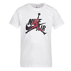 Jordan Air Mashup Baby Boys Active Shirts & Tees Size 6, Color: White/Red