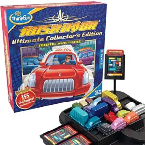 thinkfun rush hour ultimate collector’s edition – escape gridlock in style for ages 8 and up