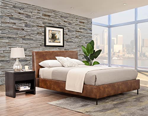 Alpine Furniture Sophia Platform Bed, California King