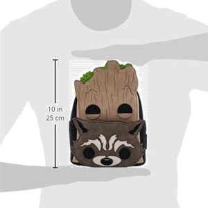 Pop! By Loungefly Marvel Groot and Rocket Mini Backpack Standard