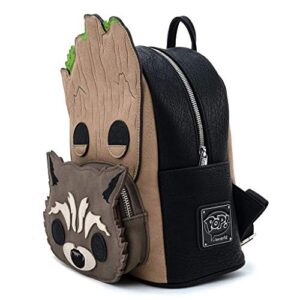 Pop! By Loungefly Marvel Groot and Rocket Mini Backpack Standard