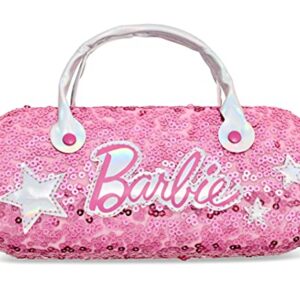 Barbie Girl's Cat Eye Sunglasses and Handled Hard Case Set (Pink)