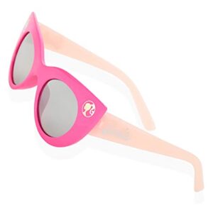 Barbie Girl's Cat Eye Sunglasses and Handled Hard Case Set (Pink)