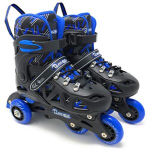 Chicago Skates Training Set Black/Blue MD (1 Little Kid - 4 Big Kid)