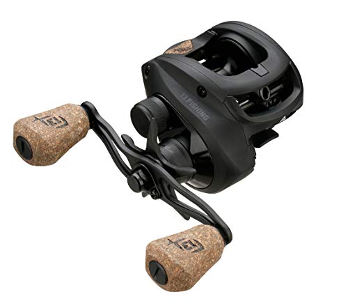 13 FISHING - Concept A2 - Low-Profile Baitcast Fishing Reel - 8.3:1 Gear Ratio - Right Hand Retrieve (Fresh+Salt) - A2-8.3-RH , Black