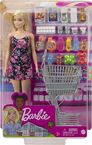 Mattel GTK94 Barbie Shopping Time Doll, 3 Years Old and Above